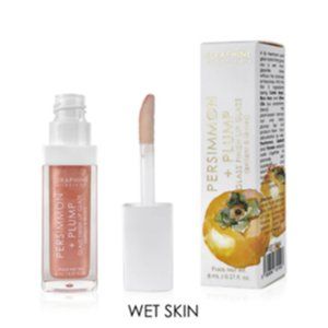 New! Seraphine Botanicals Persimmon + Plump - Glass Finish Lip Glaze